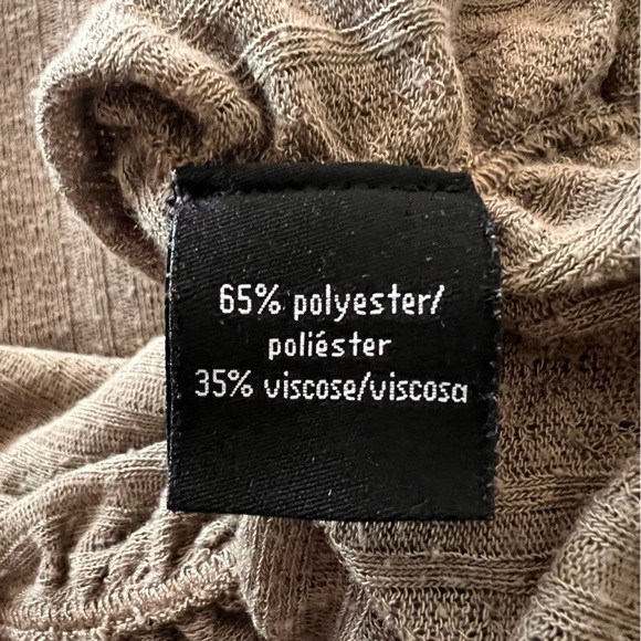 CALVIN KLEIN Ribbed Tank Top Sleeveless Ruched Side Detail Casual Everyday SZ L - Picture 5 of 6